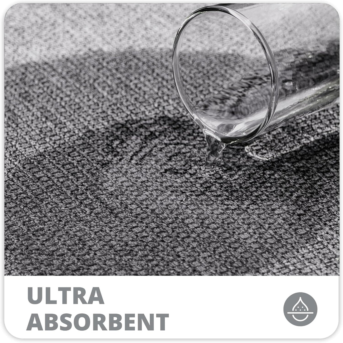 Bath Mat,Ultra Thin Bathroom Rugs,Rubber Bath Mats for Bathroom,No Slip Bath Rugs,Quick Dry,Machine