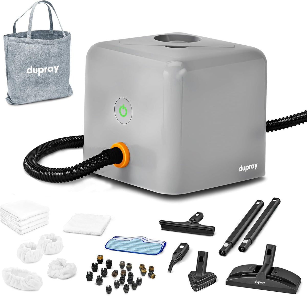 Dupray Neat Plus Steam Cleaner with 40-piece Accessory Kit - Powerful multi-purpose steamer