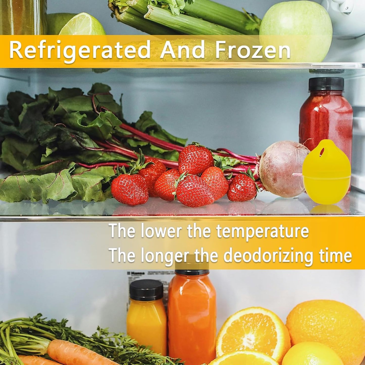 Refrigerator Deodorizer, Fridge Deodorizer More Effective Than Baking Soda, Refrigerator Odor