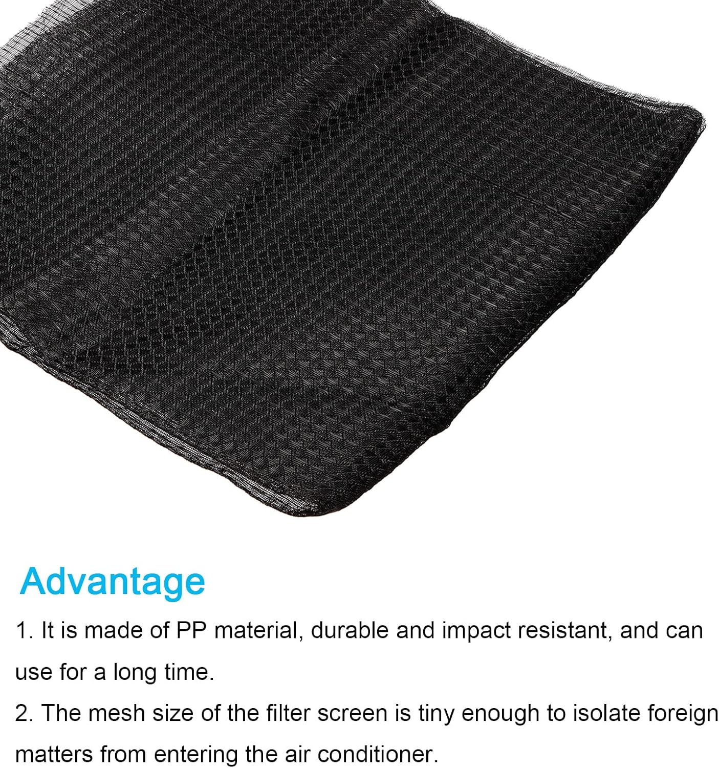 PATIKIL 47.2" x 23.6" Air Conditioner Air Filter Material, Plastic Dustproof Filtering Mesh Screen