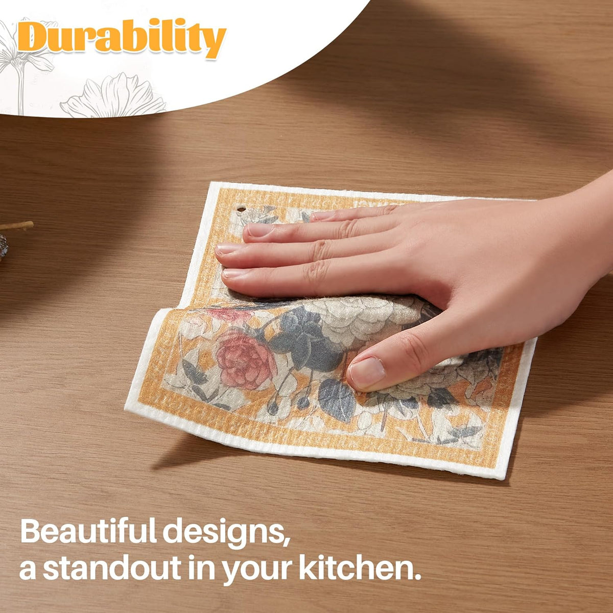 JOYMOOP 12 Pack Decorate Cleaning Cloth (Quiet Luxury of Decorative Series), Reusable Absorbent