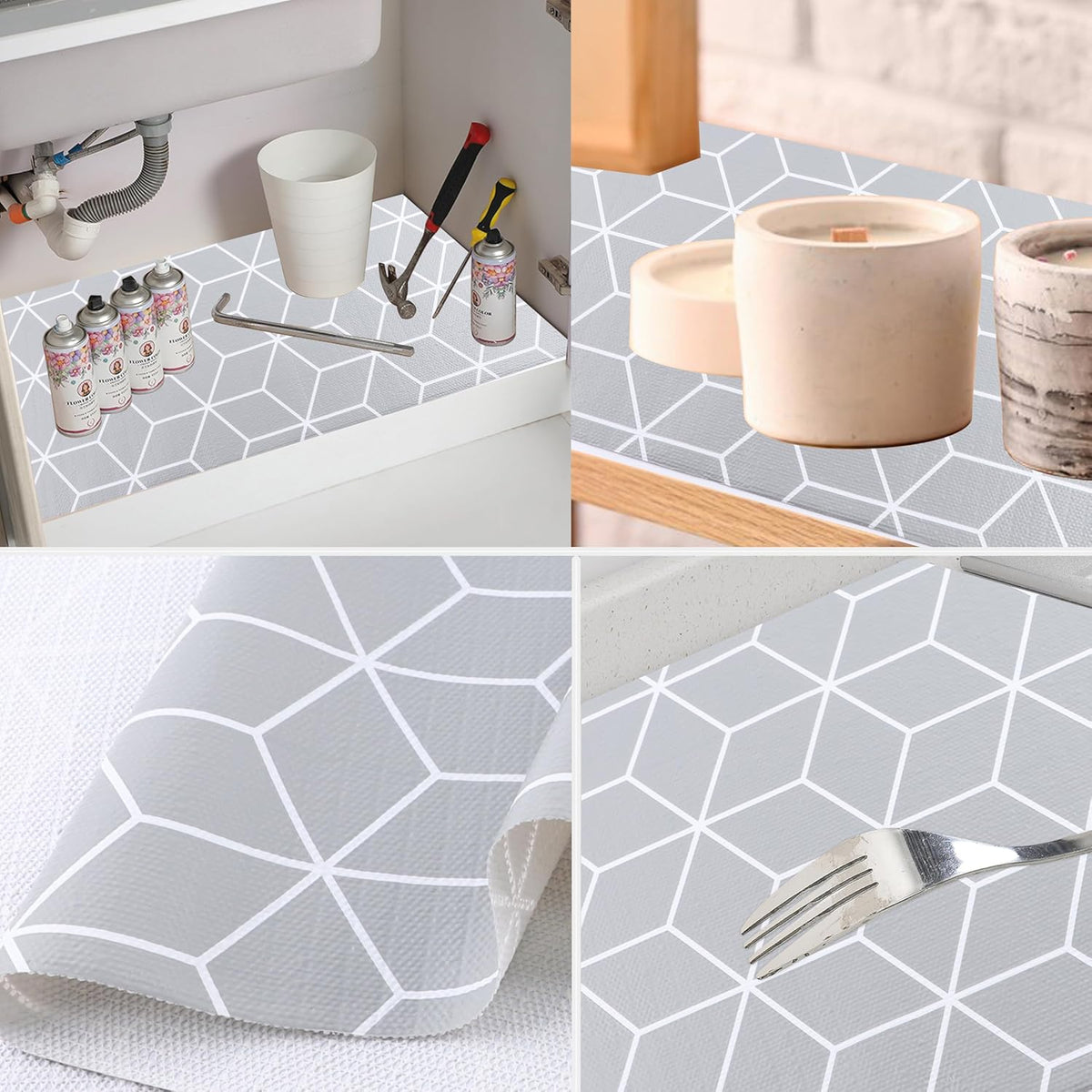 Shelf Cabinet Liner 10 Inch Wide X 20 Ft Waterproof Kitchen Cabinet Drawer Paper Mat Non Slip