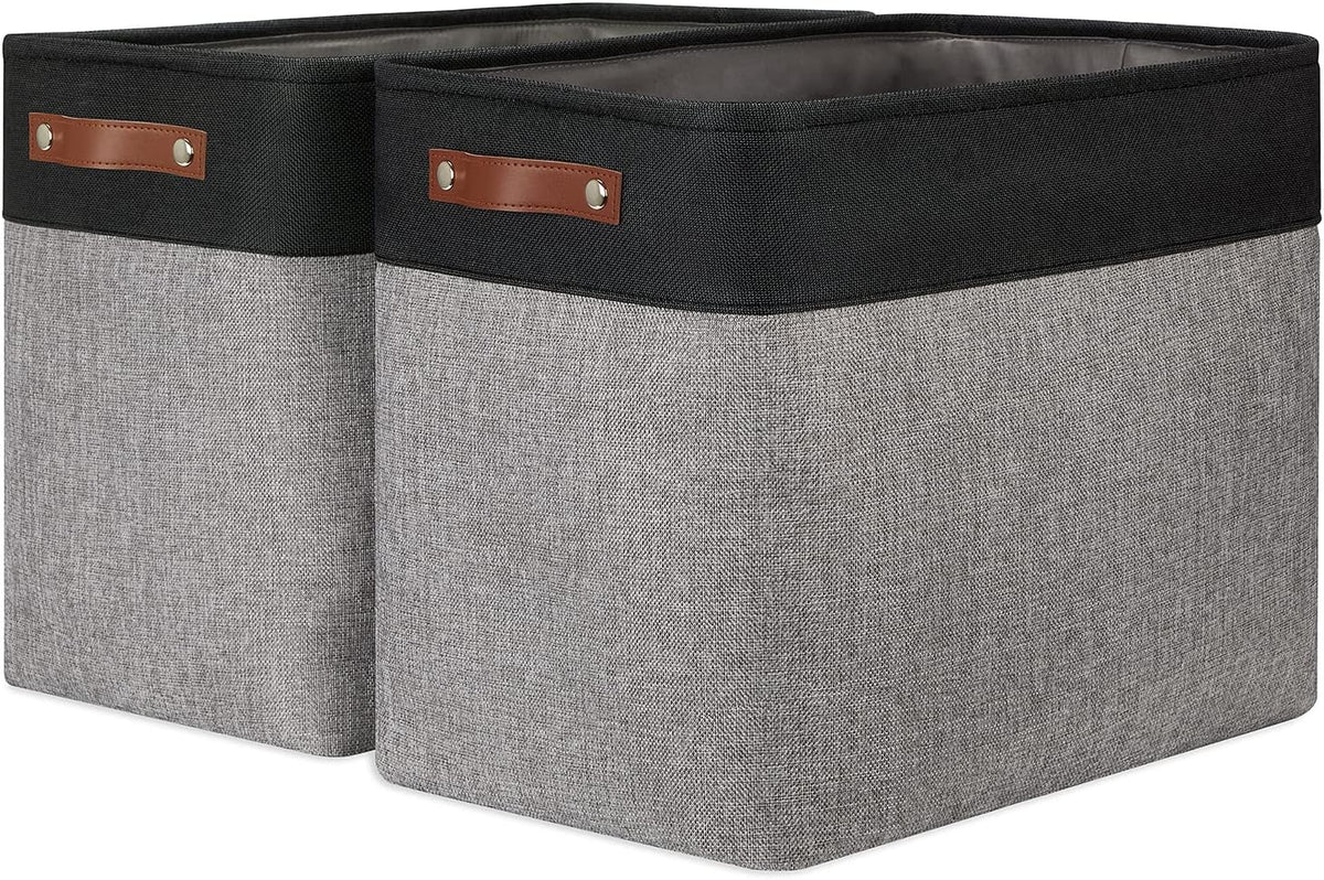 DULLEMELO Extra Large Storage Baskets, Fabric Storage Bins for Organizing Shelves Nursery Toys