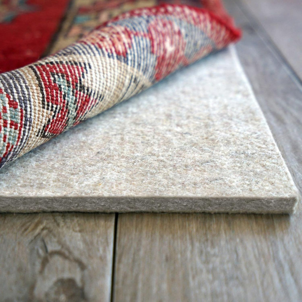 RUGPADUSA - Eco-Plush - 7'10" x 9'10" - 3/8" Thick - 100% Felt - Extra Cushioned Rug Pad