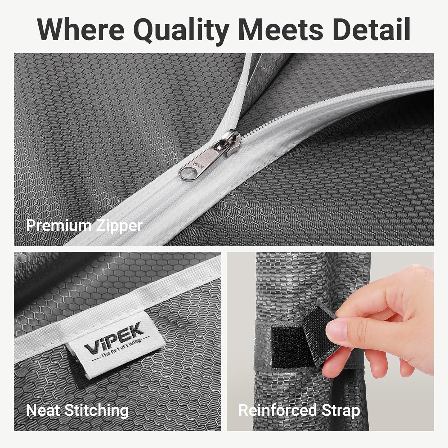 VIPEK V7C Garment Racks with Cover Portable Closets for Hanging Clothes, Heavy Duty Clothes Rack