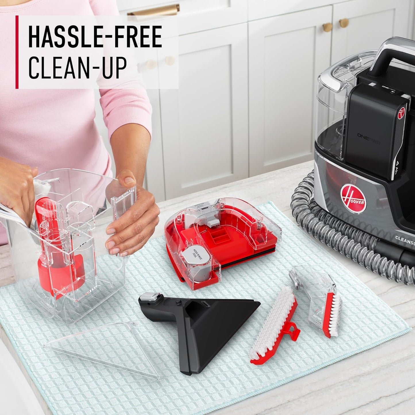 Hoover ONEPWR CleanSlate Cordless Portable Carpet + Upholstery Spot Cleaner Machine, Powerful