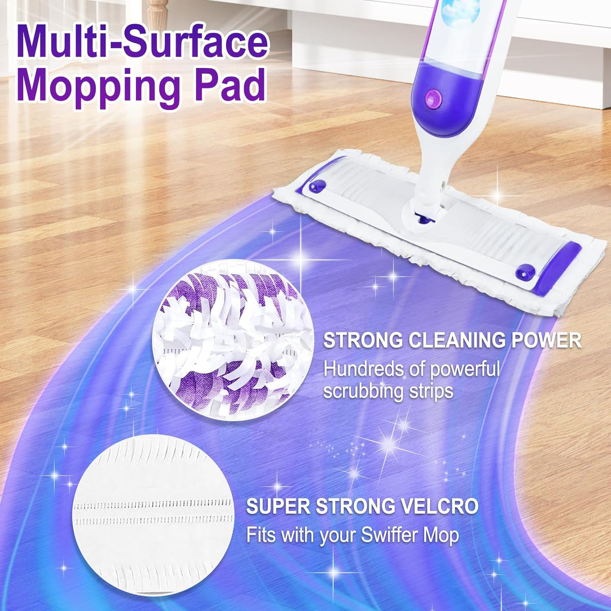36 Count Power Mop Pads Refills for Swiffer Power Mop Pads,Compatible with Swiffer Power Mop
