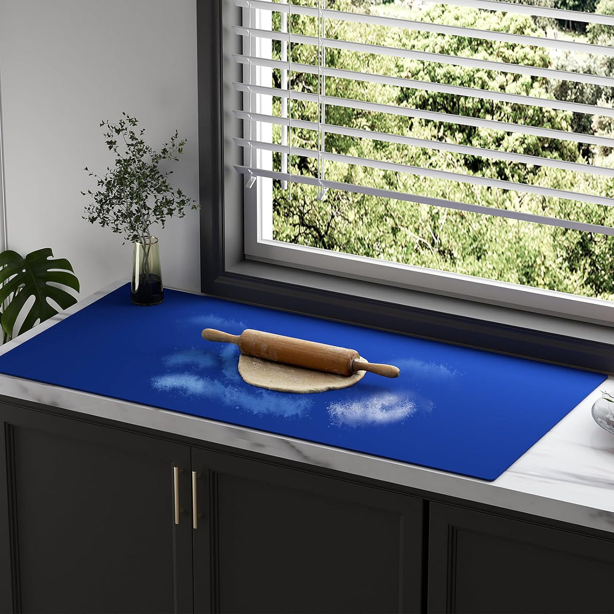 Quality Silicone Table Mat 47x24 Inch - High Heat Resistant (Lab Tested 482°F), Non-Slip