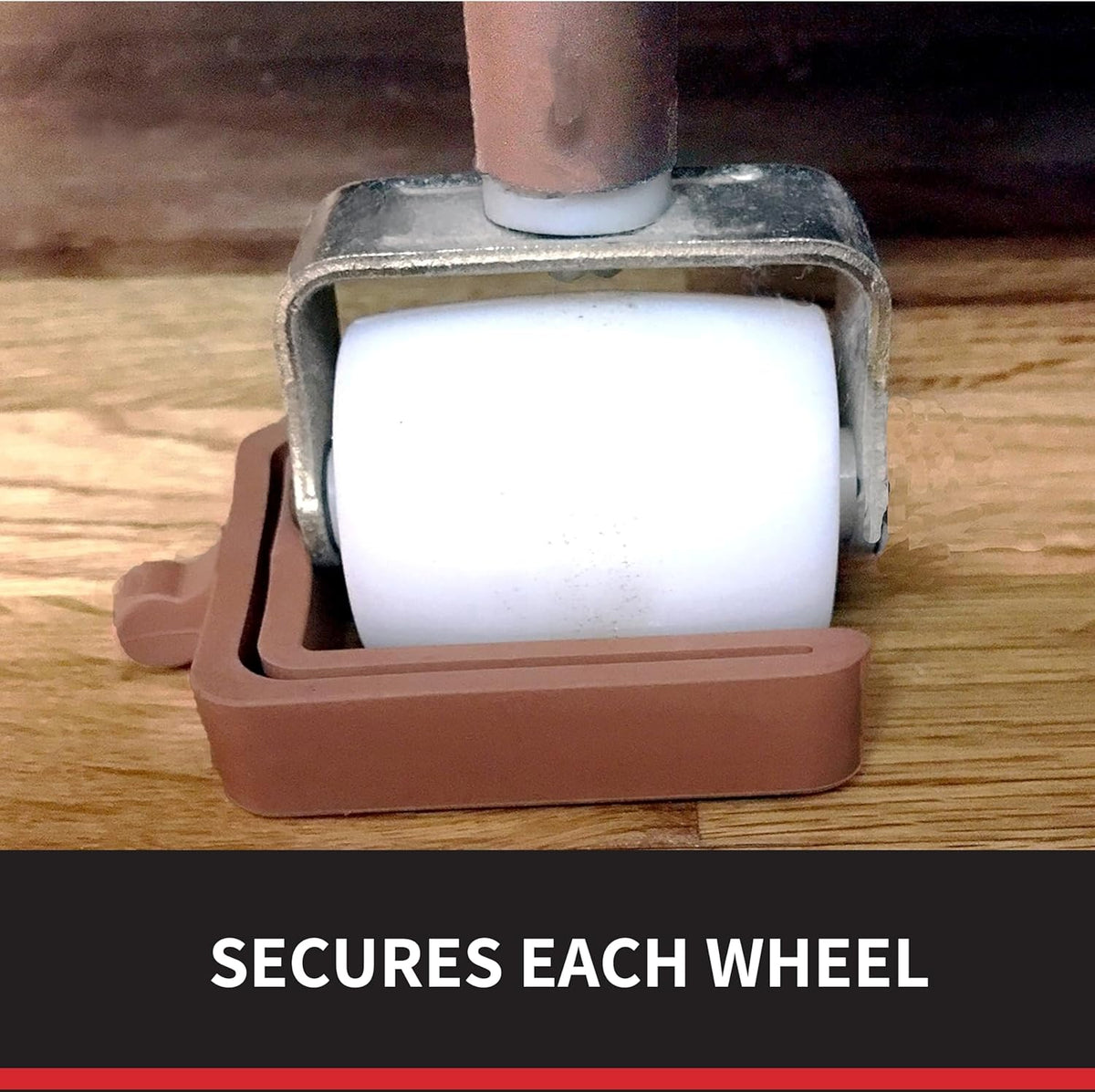 iPrimio No Lift Wheel Stoppers for Rolling Furniture - Bed and Furniture Stopper - Requires No