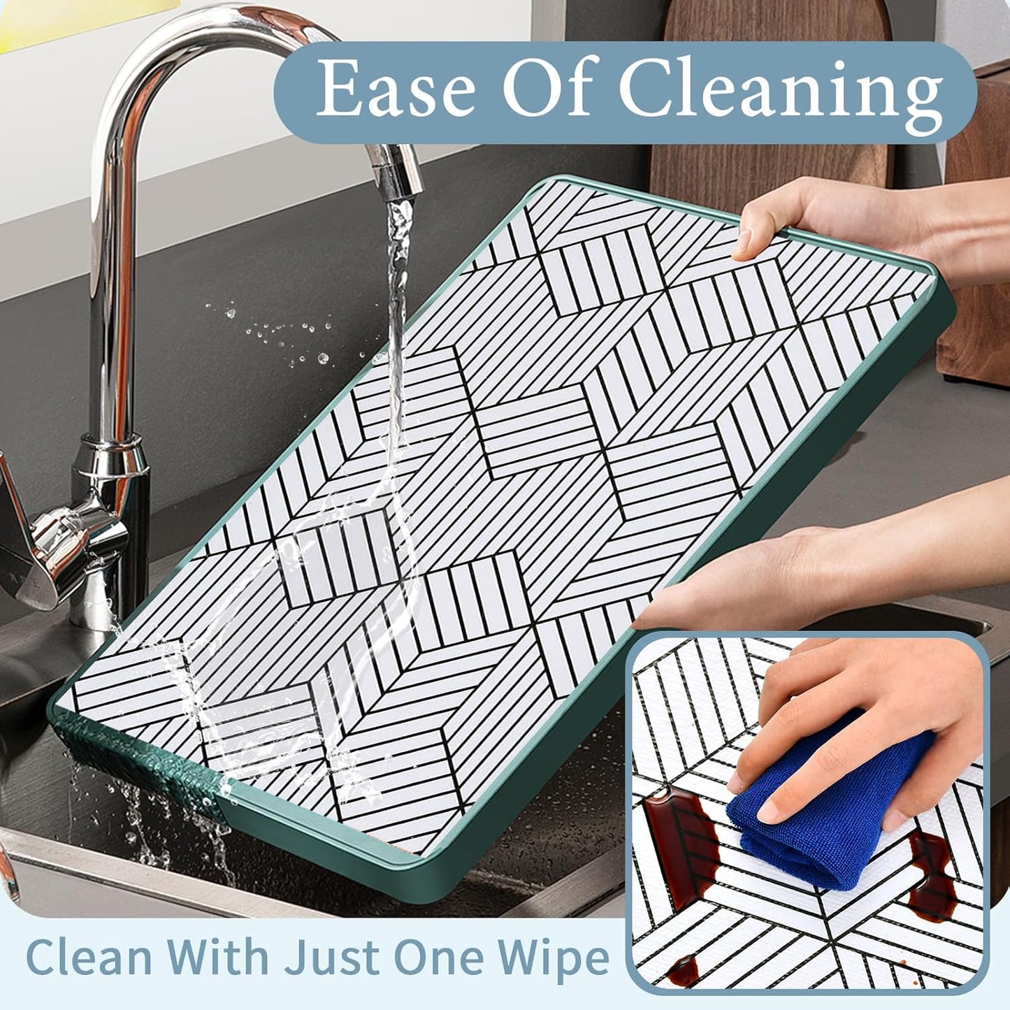 Shelf Liners for Kitchen Cabinets Non Adhesive Shelf Liner Paper Non-Slip Thickened Drawer Liner