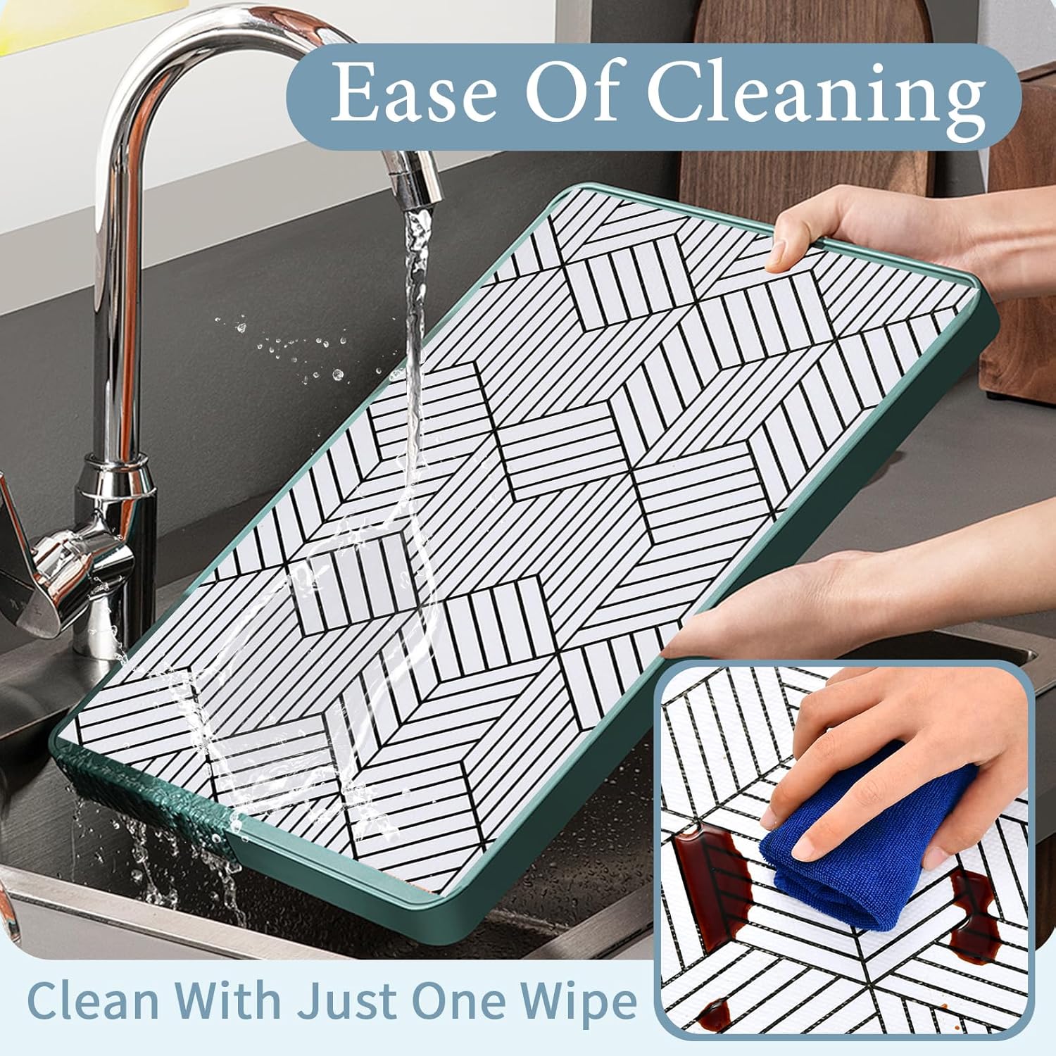 Shelf Liners for Kitchen Cabinets Non Adhesive Shelf Liner Paper Non-Slip Thickened Drawer Liner