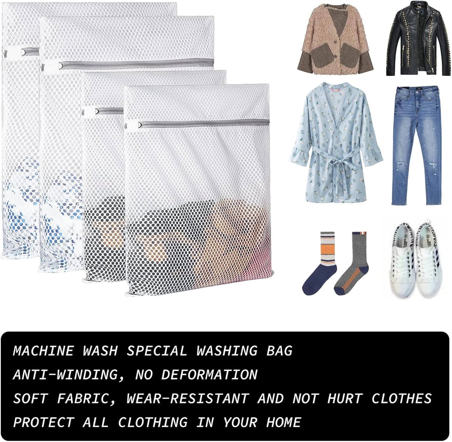 Extra Large Honeycomb Mesh Laundry Bag125gsm Net Fabric Durable and Reusable Delicate Wash