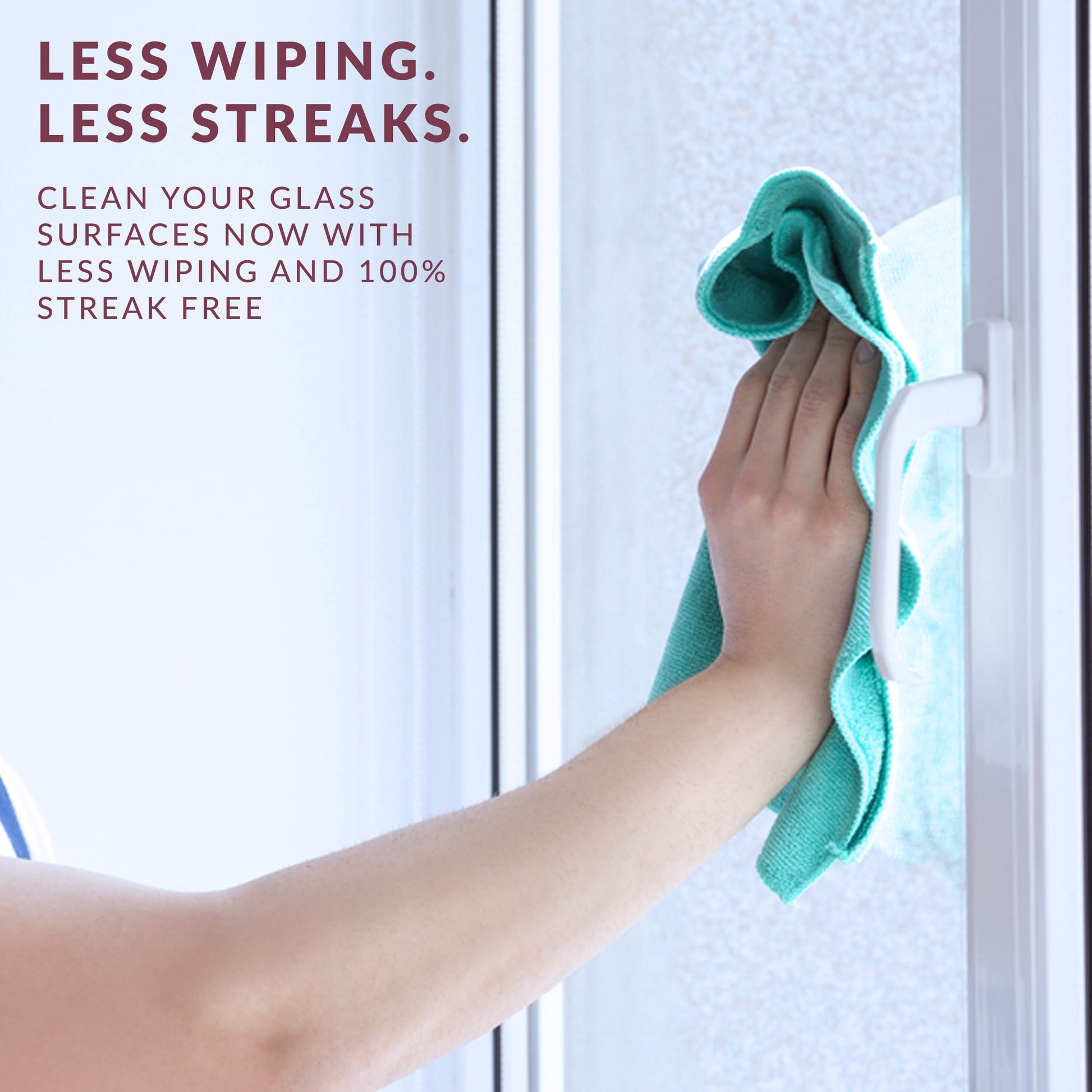 HOPE'S Perfect Glass Cleaner Spray Refill, Streak-Free, Ammonia-Free Window, Mirror, Screen, Tinted