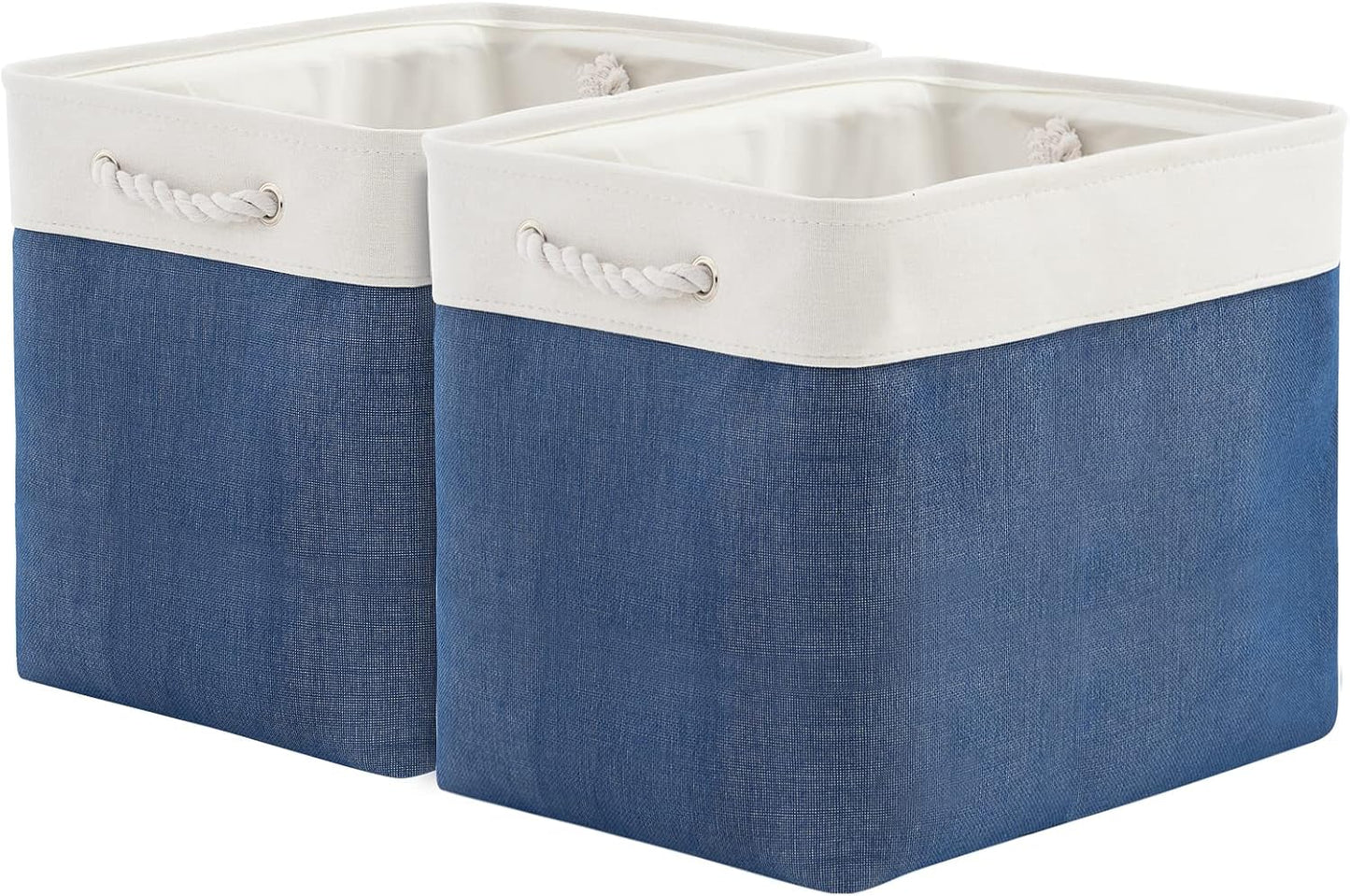 TcaFmac Organization and Storage Basket for Gifts Empty - 16x12x12 inch Large 2 Pack Collapsible