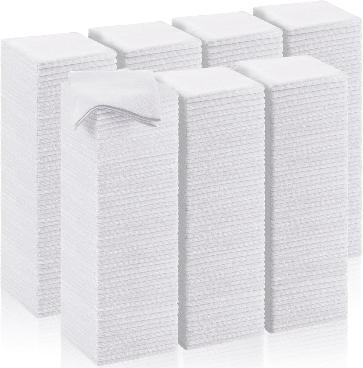 200 Pcs Microfiber Cleaning Cloth 16x16 Inch Microfiber Towels for Car Ultra Absorbent Cleaning