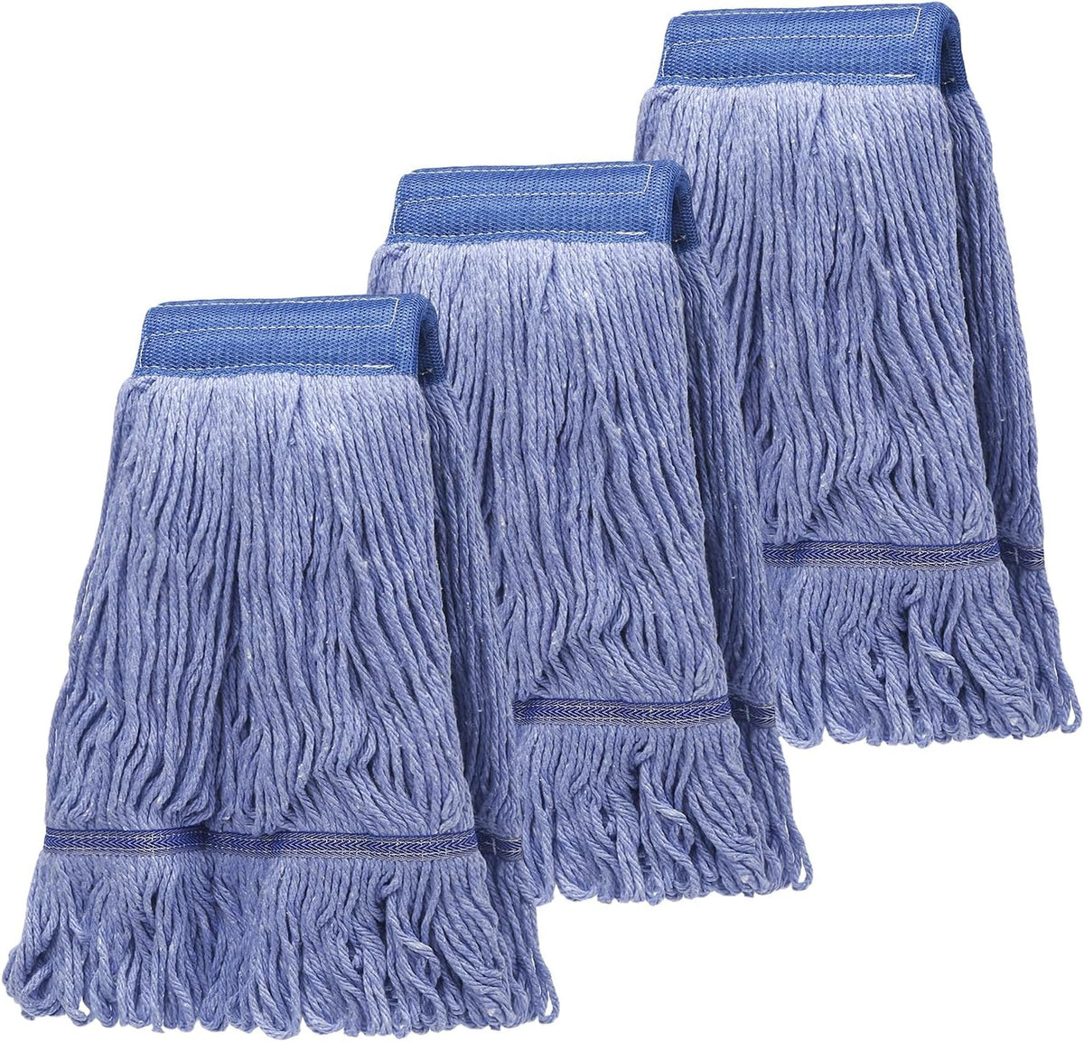 3 Pack Commercial Replace Mop Head, Reusable Mop Head Refills-Replacement Mop Heads Suitable for