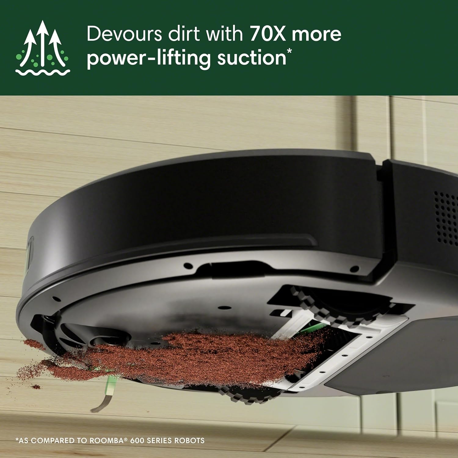 iRobot Roomba 104 Vac Robot Vacuum - Intense Power-Lifting Suction, Smart & Fast Home Mapping
