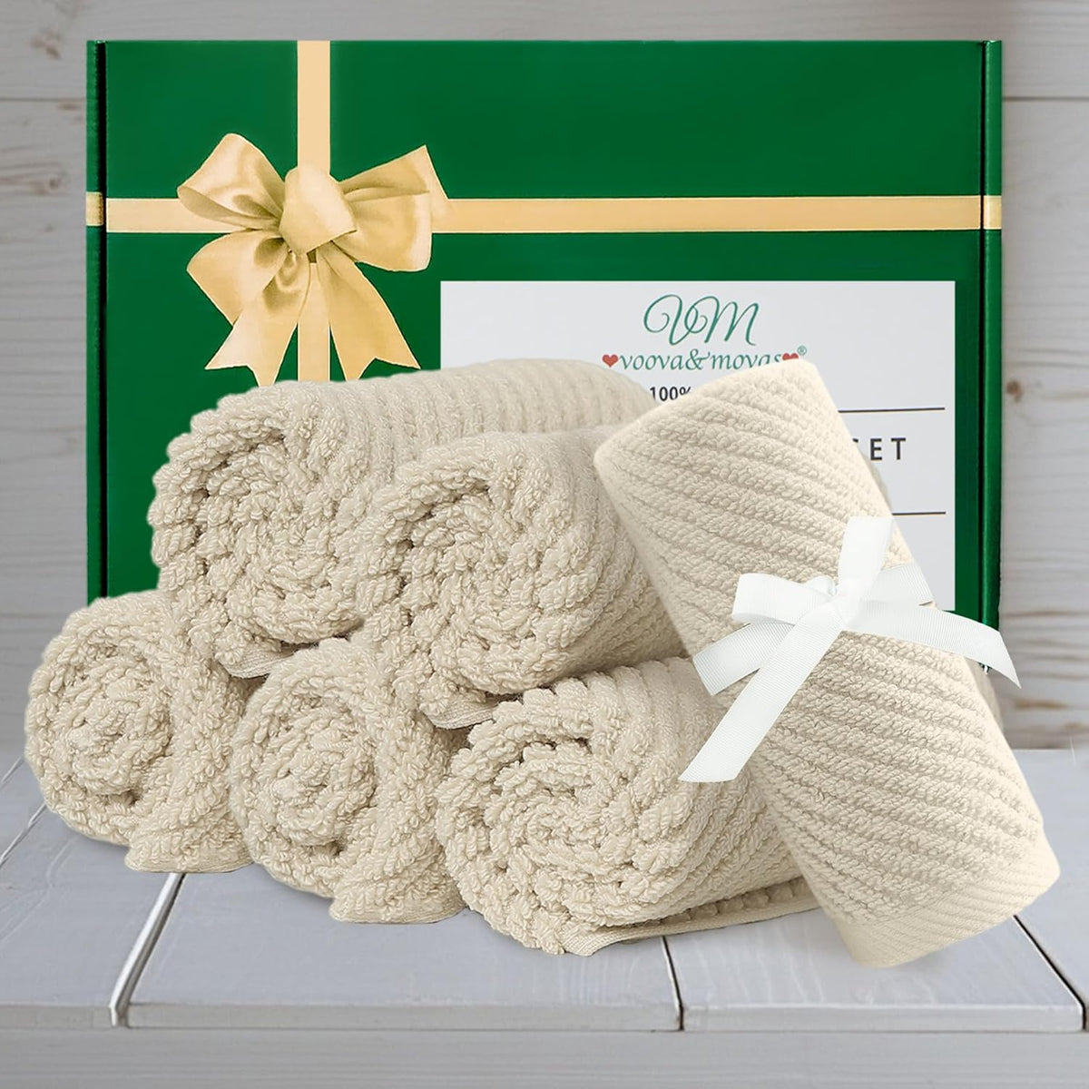 Cotton Washcloths - 6PC 13"x13" | Quick Dry | Soft | Light Weight | Absorbent | Hotel Quality
