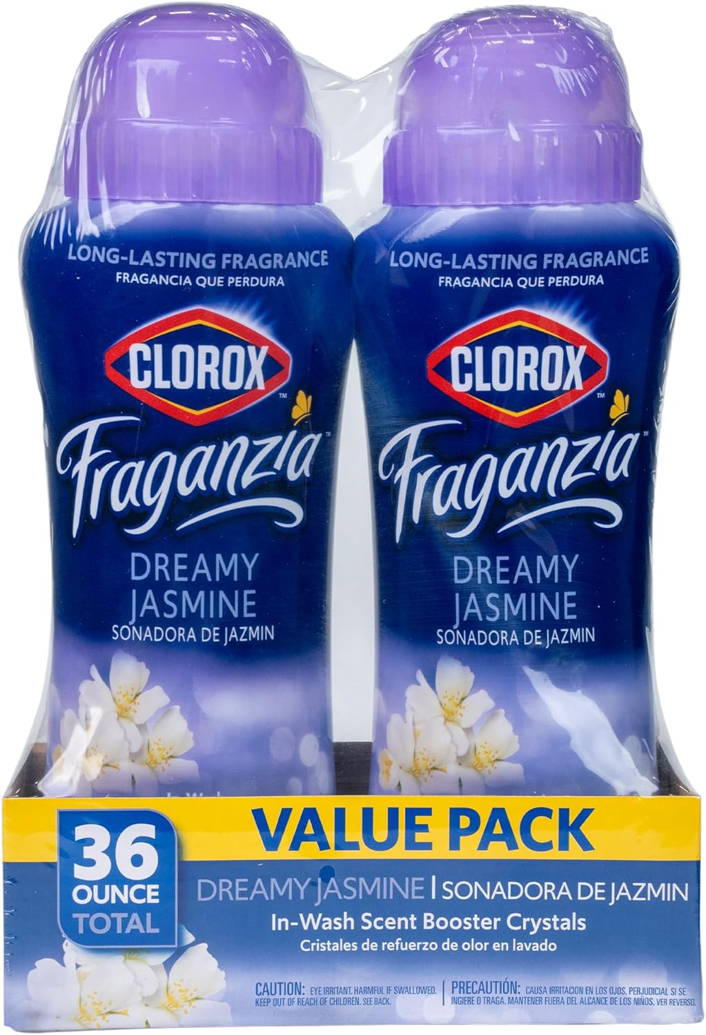 Clorox Fraganzia Laundry Scent Booster Crystals in Dreamy Jasmine Scent - Scented In-Wash Freshener