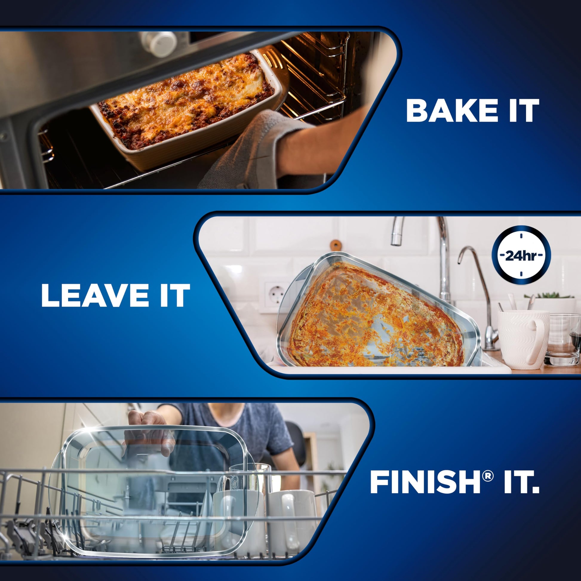 Finish Quantum Dishwasher Pods, No Pre-Rinse Dishwasher Detergent Soap Removes 24HR Dried-On Stain