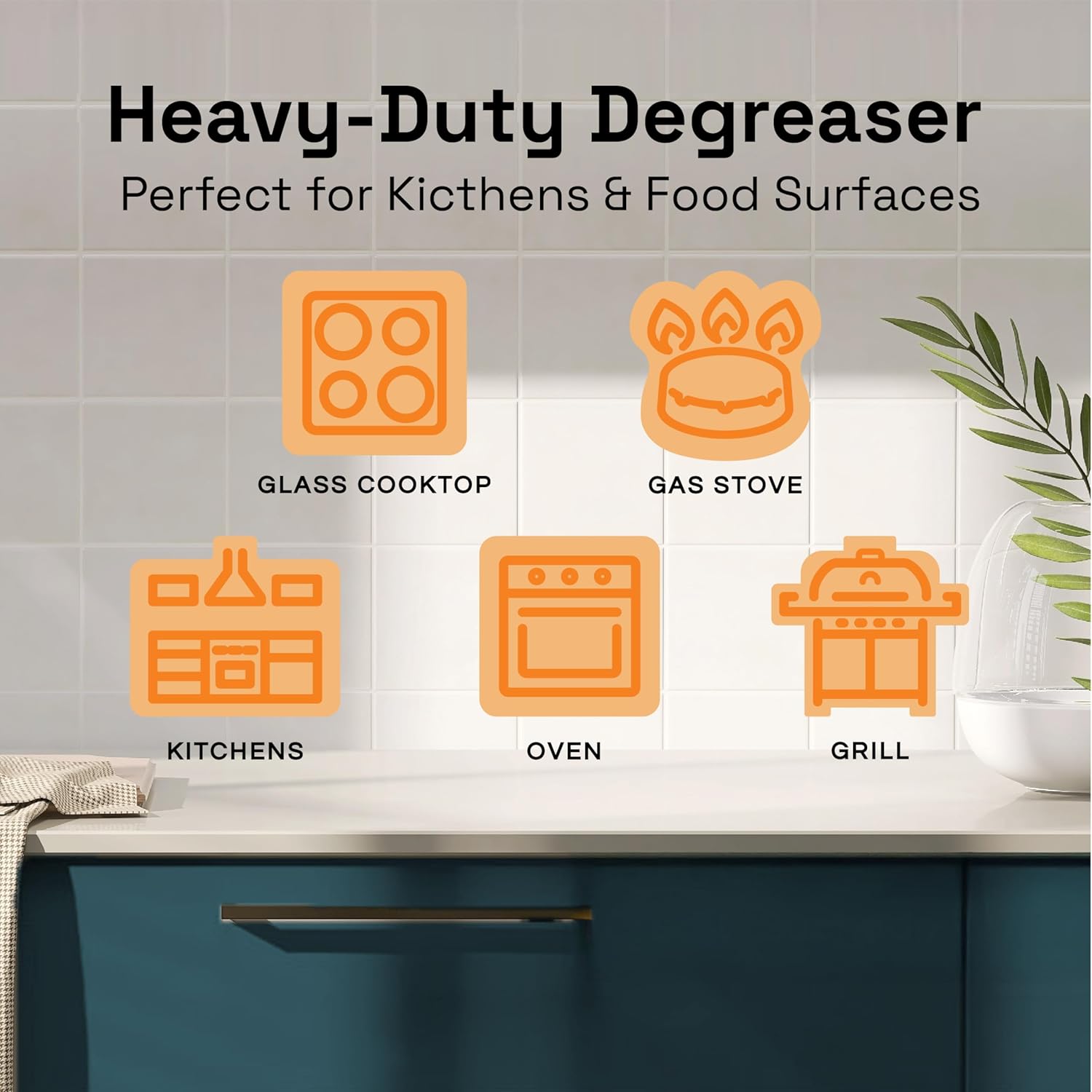 Clean Republic Heavy-Duty Degreaser, Multi-Surface Cleaning Spray for Ovens, Stove Tops, Grills