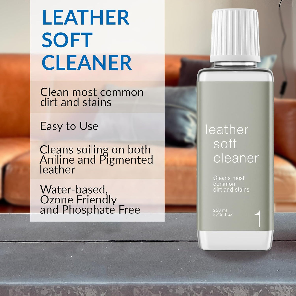 Leather Master Leather Care Kit | Leather Cleaner and Conditioner Kit | Cleans & Restores Car
