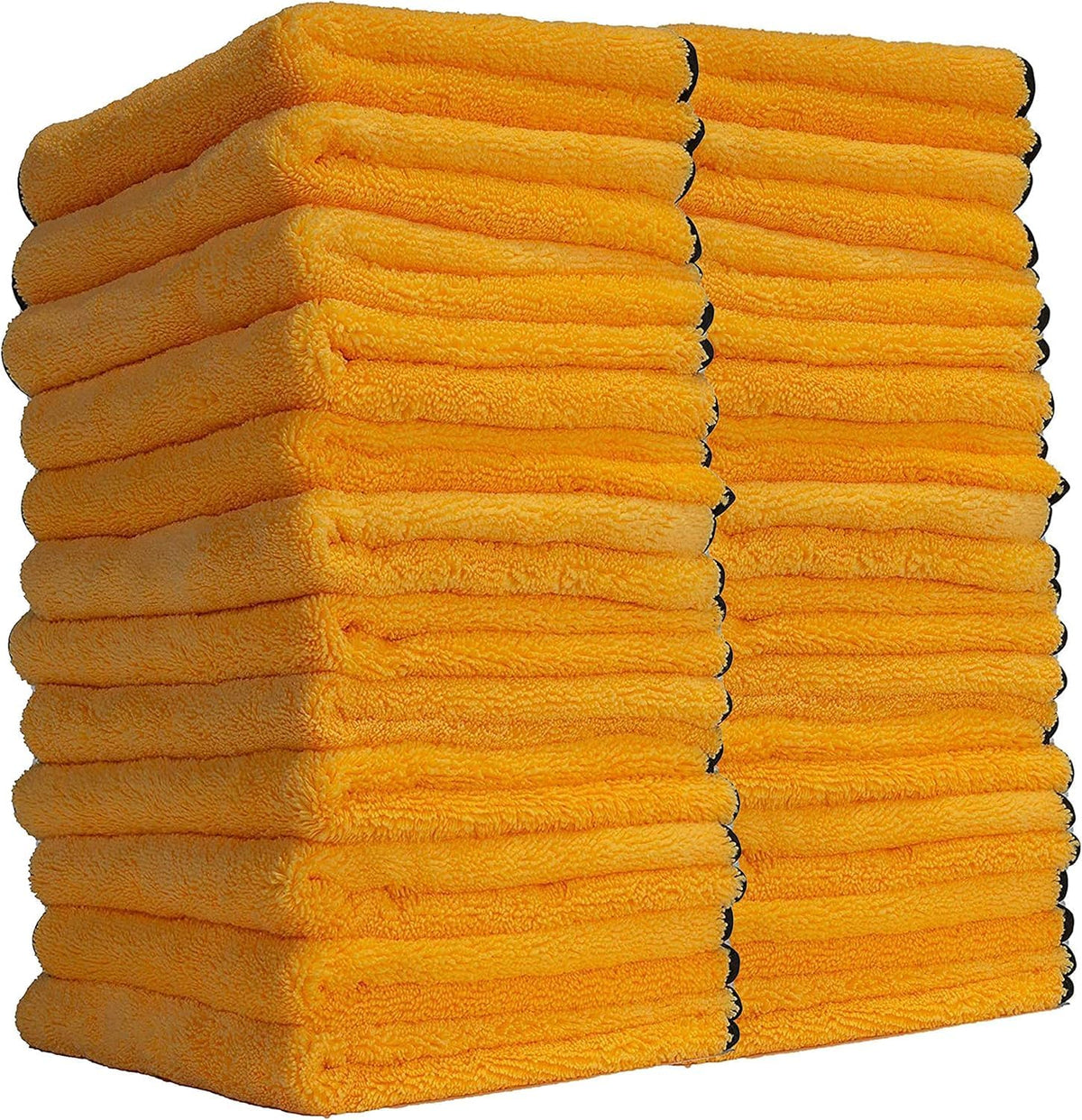 Chemical Guys MIC_506_24 Professional Grade Premium Microfiber Towels, Gold (16 Inch x 16 Inch)