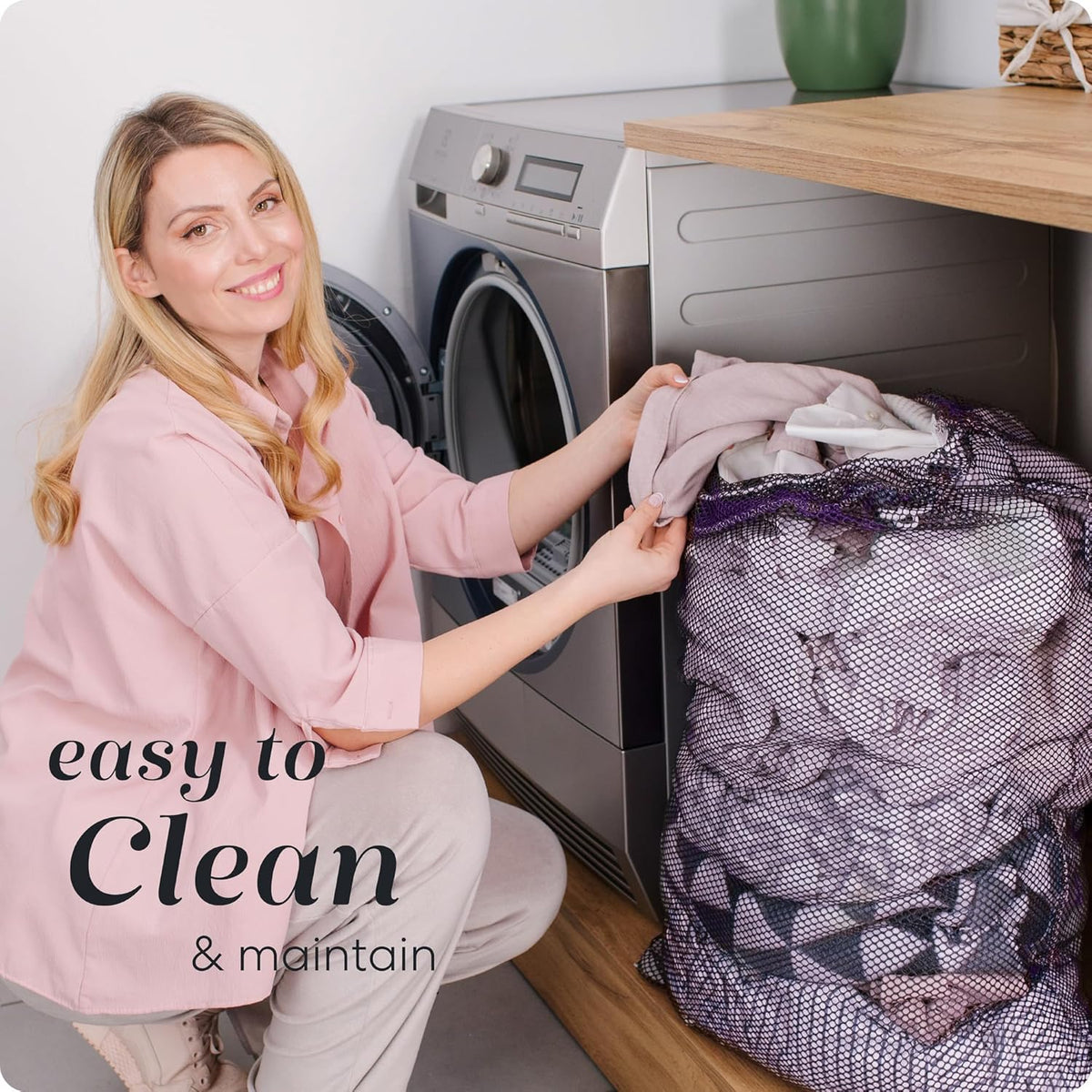 Handy Laundry Mesh XL Laundry Bag - Durable, Machine Washable with Secure Drawstring Closure