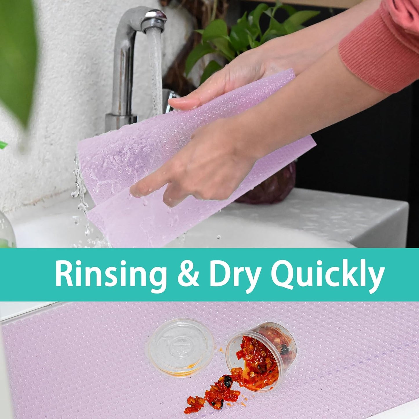 12Pcs Refrigerator Liners Washable Fridge Shelf Liners Refrigerator Mats for Freezer Glass Shelves