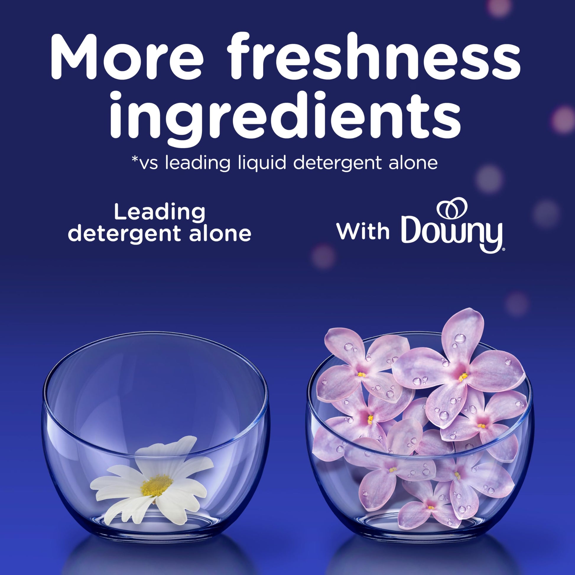 Downy Infusions CALM Liquid Fabric Softener, Soothing Lavender And Vanilla Bean, 56 Fl Oz, Fabric