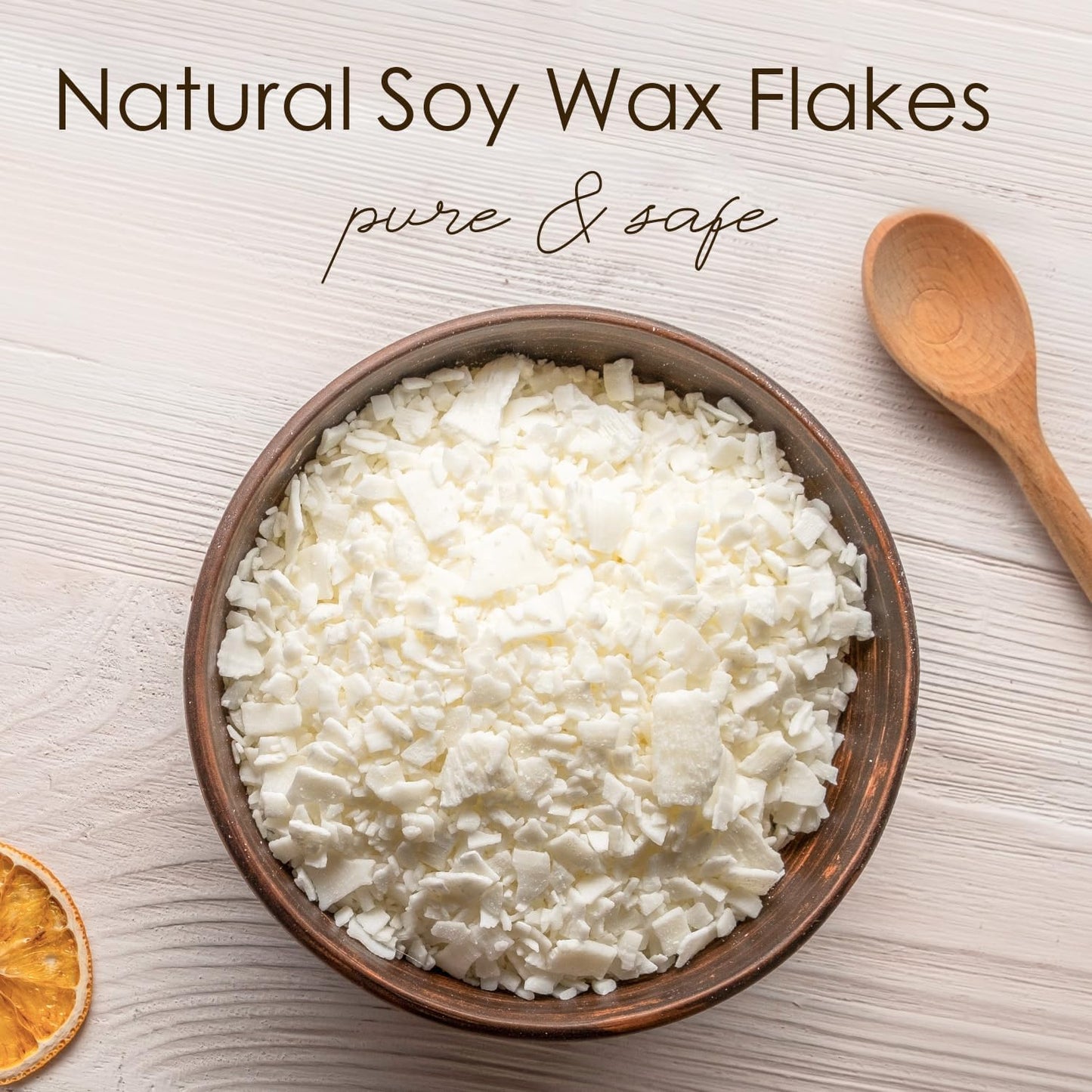 CHILLFLAME Soy Wax Flakes, Natural Candle Wax, Organic Soy Wax for Candle Making from Farm, No