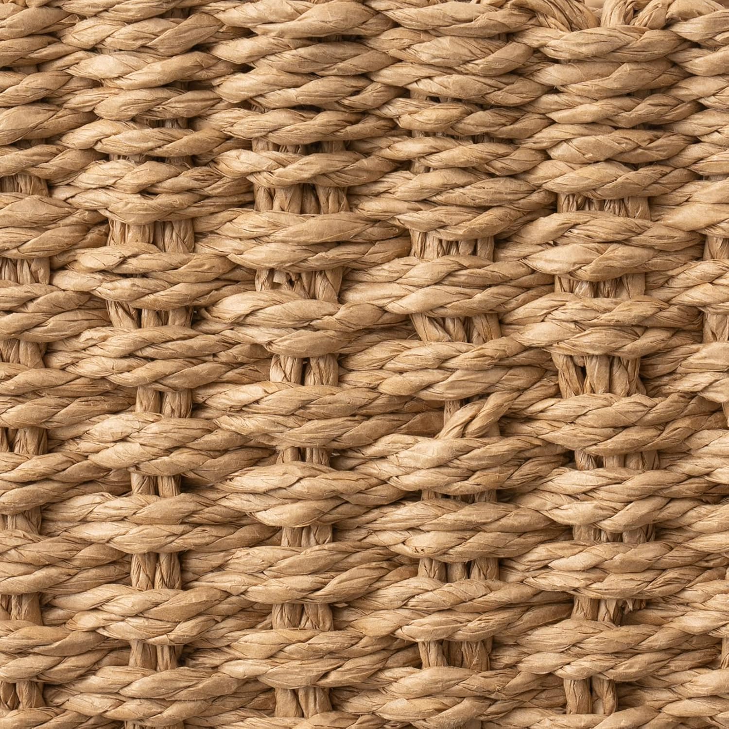 LA JOLIE MUSE Small Wicker Baskets for Organizing, Recycled Paper Rope Storage Basket Container
