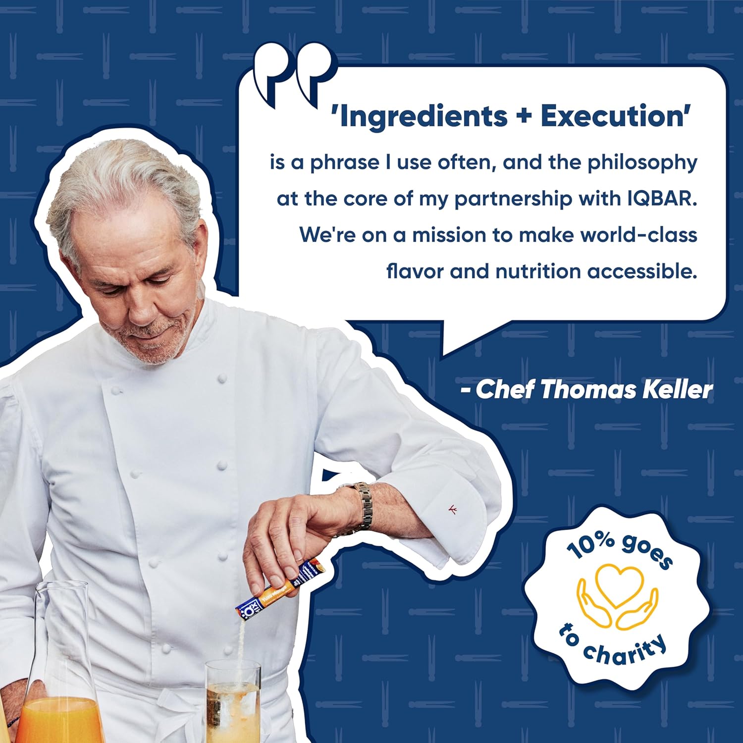 IQMIX x Chef Thomas Keller - Hydration Electrolyte Powder – 4-in-1 Formula for Hydration, Mental