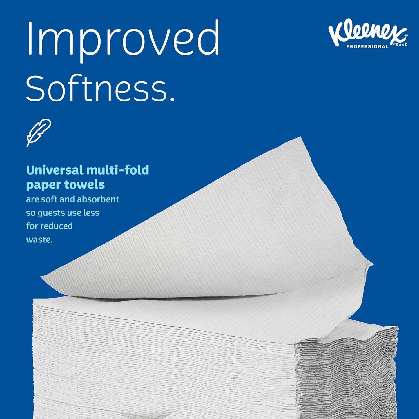 Kleenex Professional Universal Multifold Paper Towels, Bulk (01890), Absorbency Pockets, 9.2" x