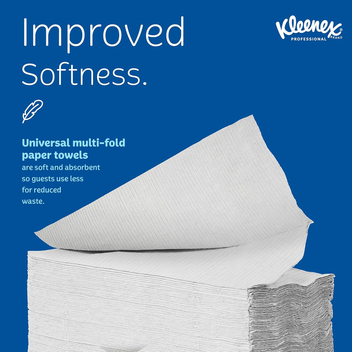 Kleenex Professional Universal Multifold Paper Towels, Bulk (01890), Absorbency Pockets, 9.2" x
