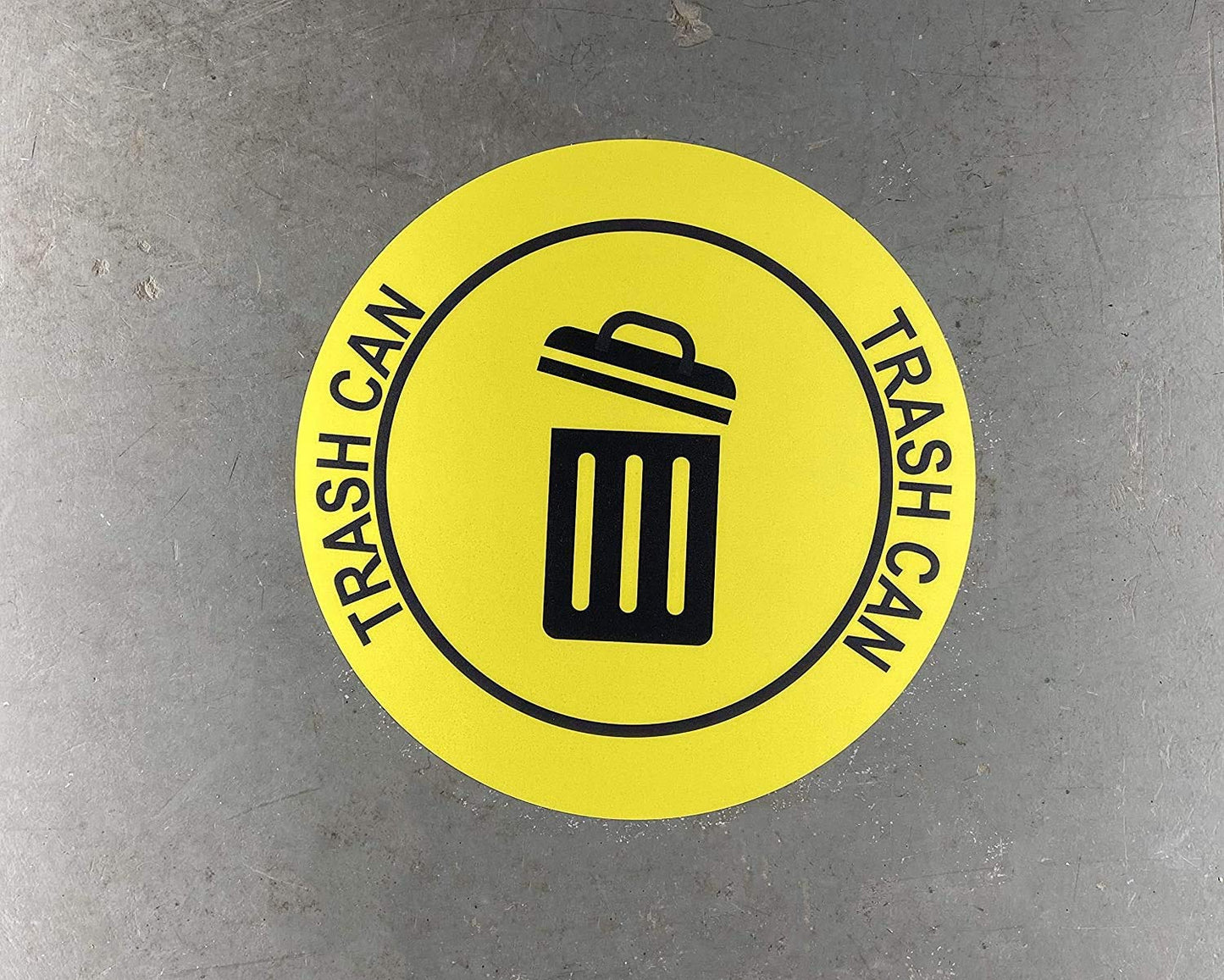 "Trash Can" Durable Laminated Vinyl Floor Sign- Sign by Graphical Warehouse- 5S Safety and Security