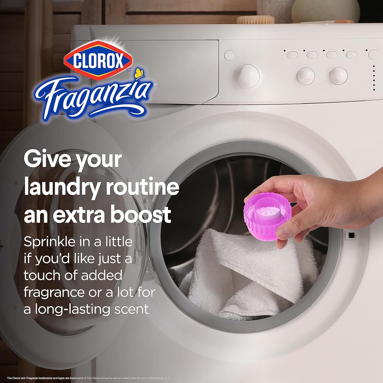 Clorox Fraganzia Laundry Scent Booster Crystals in Spring Scent - Scented In-Wash Freshener Beads