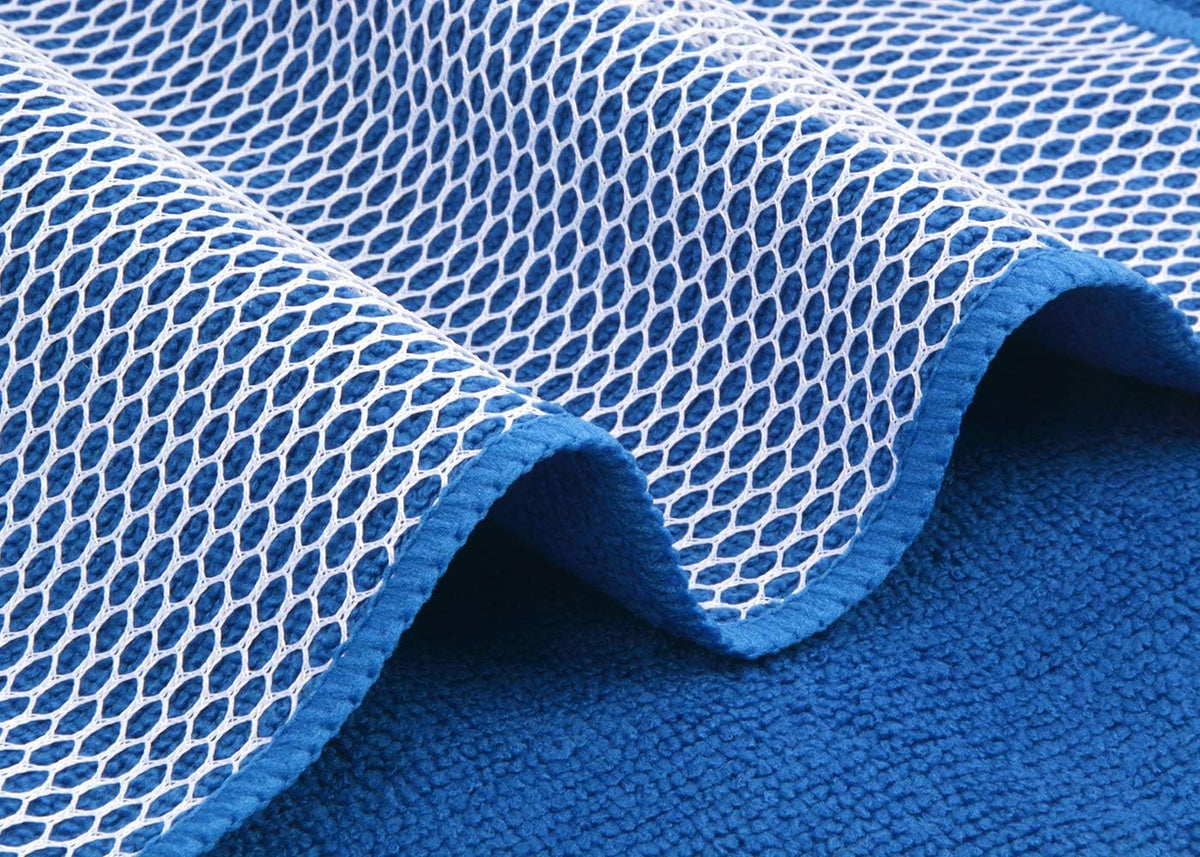 SINLAND Absorbent Microfiber Dish Cloth Dish Rags Best Kitchen Cloths Cleaning Cloths with Poly