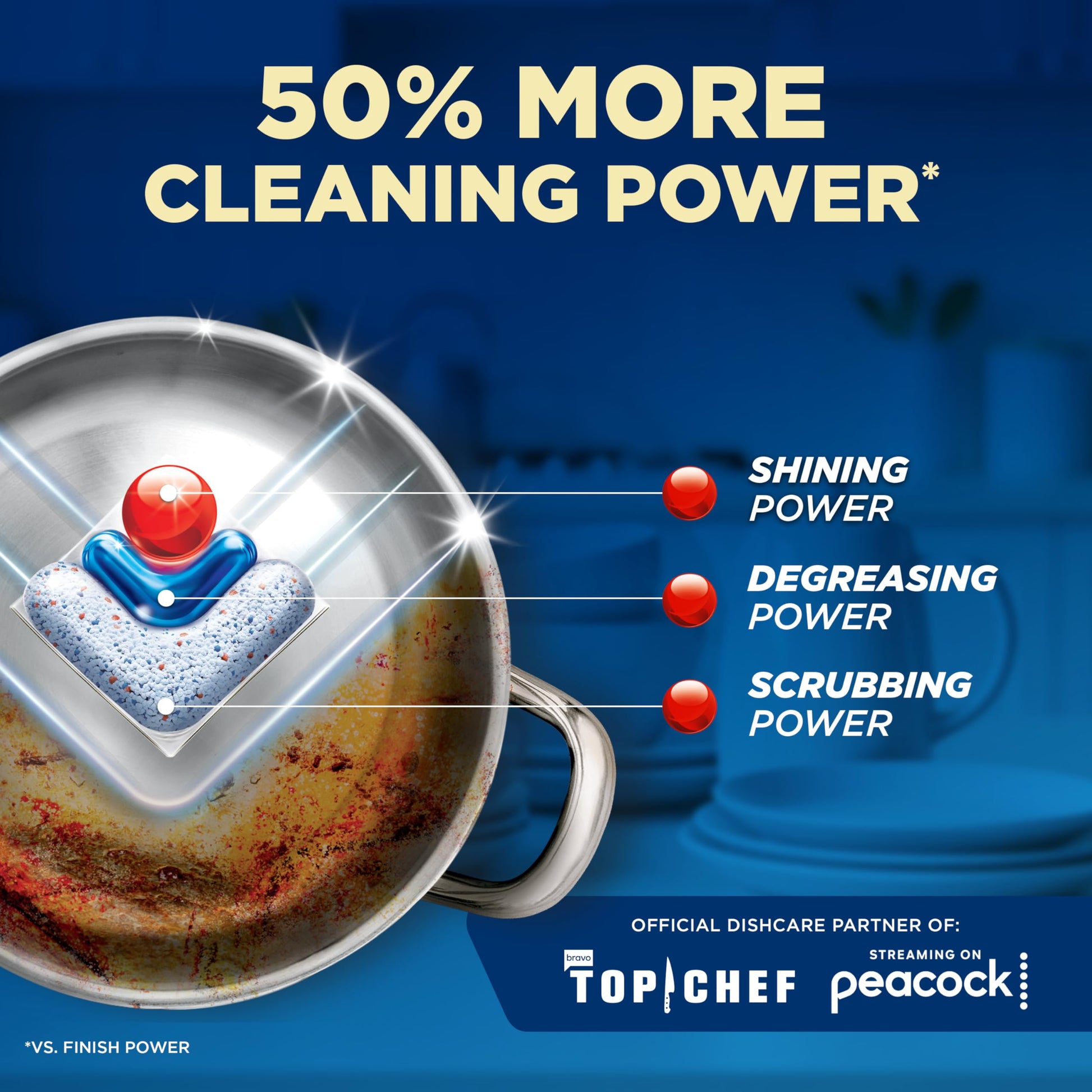 Finish Ultimate Quantum Infinity Shine Dishwasher Pods, New & Improved Formula, Dishwasher
