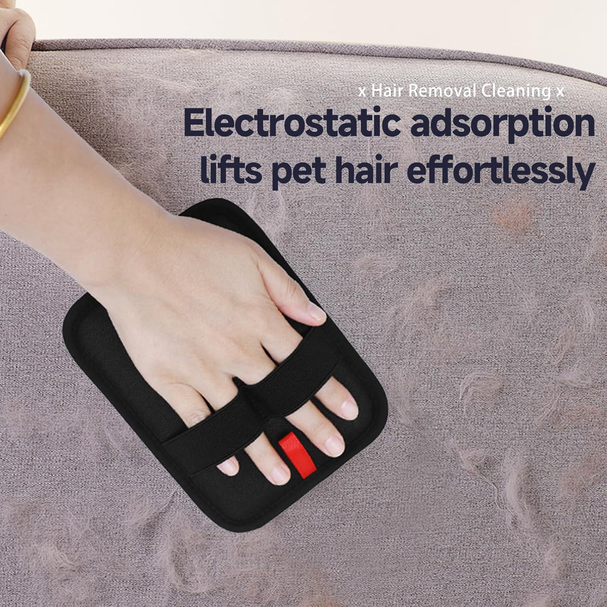 Pet Hair Remover and Electrostatic Cats & Dogs Hair Remover,Portable, Reusable pet Hair Remover