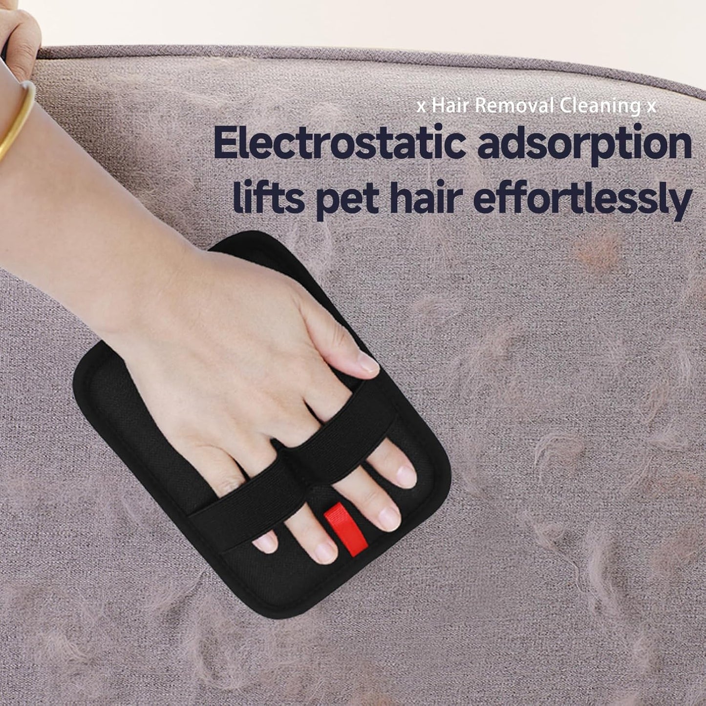 Pet Hair Remover and Electrostatic Cats & Dogs Hair Remover,Portable, Reusable pet Hair Remover