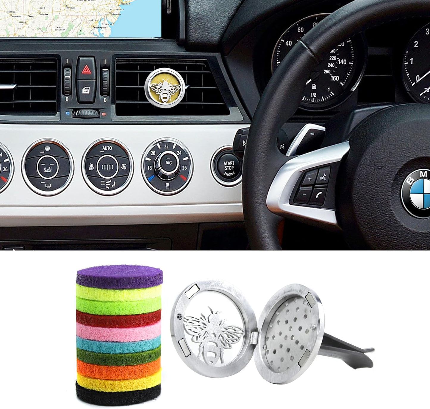 Car Diffuser Vent Clip 30mm Aromatherapy Essential Oil Automotive Diffuser Air Fresheners Vent