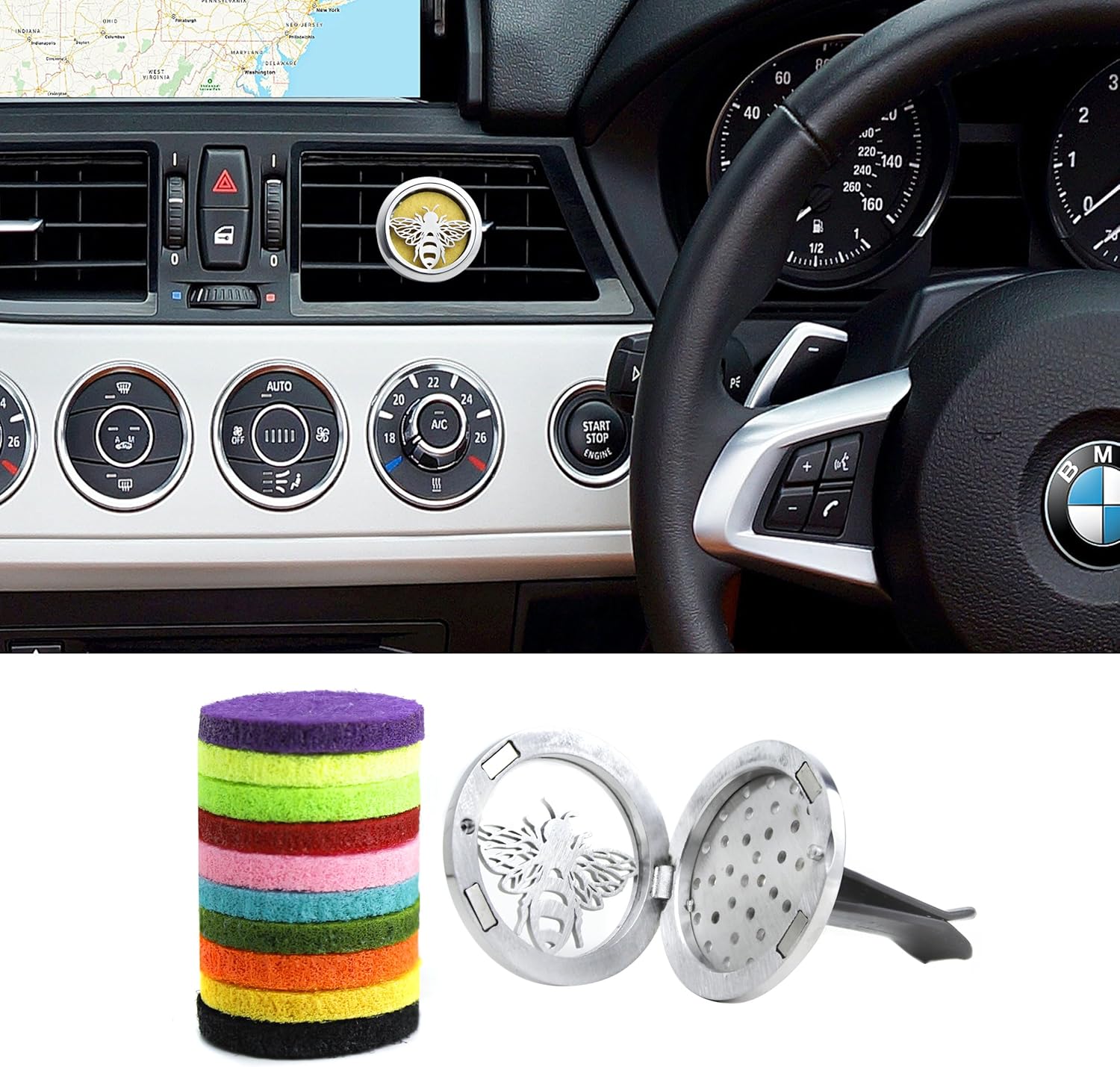 Car Diffuser Vent Clip 30mm Aromatherapy Essential Oil Automotive Diffuser Air Fresheners Vent