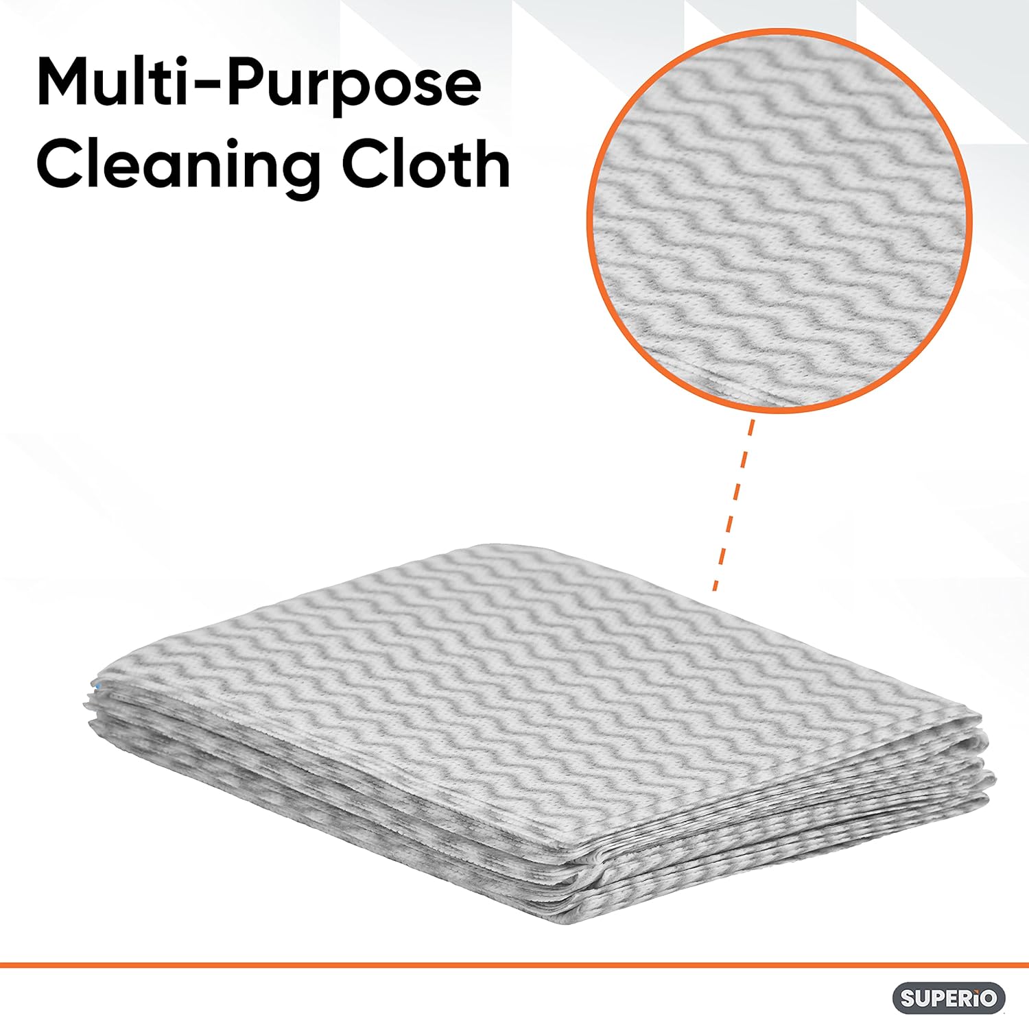 Superio Handy Wipes For Kitchen Multi-Purpose Heavy-Duty Reusable Cleaning cloth for house