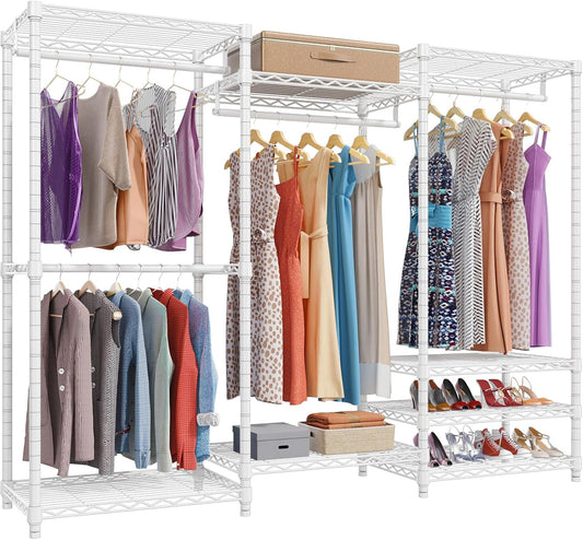 VIPEK V5 Portable Closet Wardrobe Heavy Duty Clothes Rack, Freestanding Clothing Racks with 4 Hang