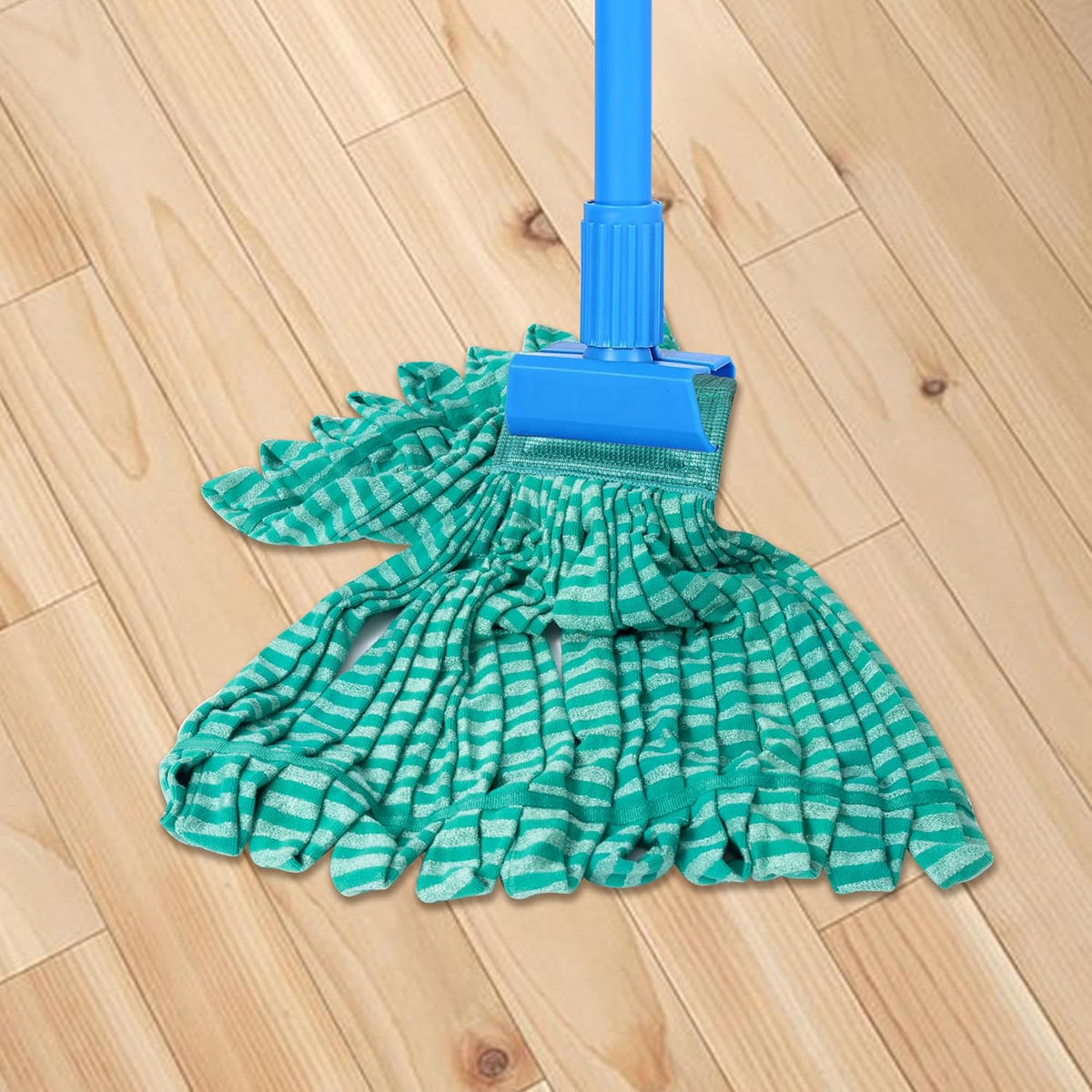 2 Pack Large Microfiber Tube Mop Heads,6 inch,Heavy Duty Mop Head,Highly Absorbent,Commercial Mop