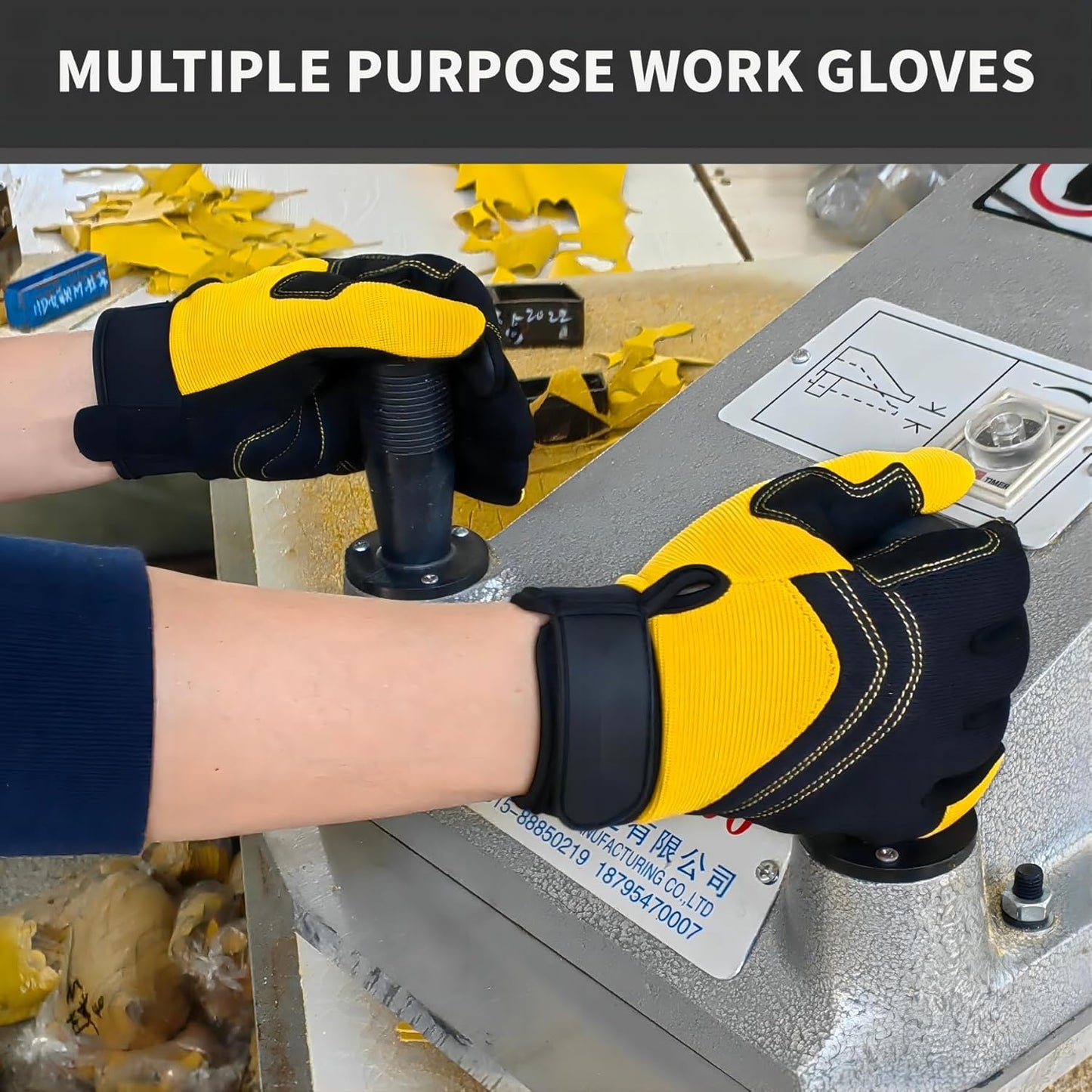 Thorn Proof&Puncture Resistant Gardening Gloves with Grip,Garden Gloves for Women, Leather Work