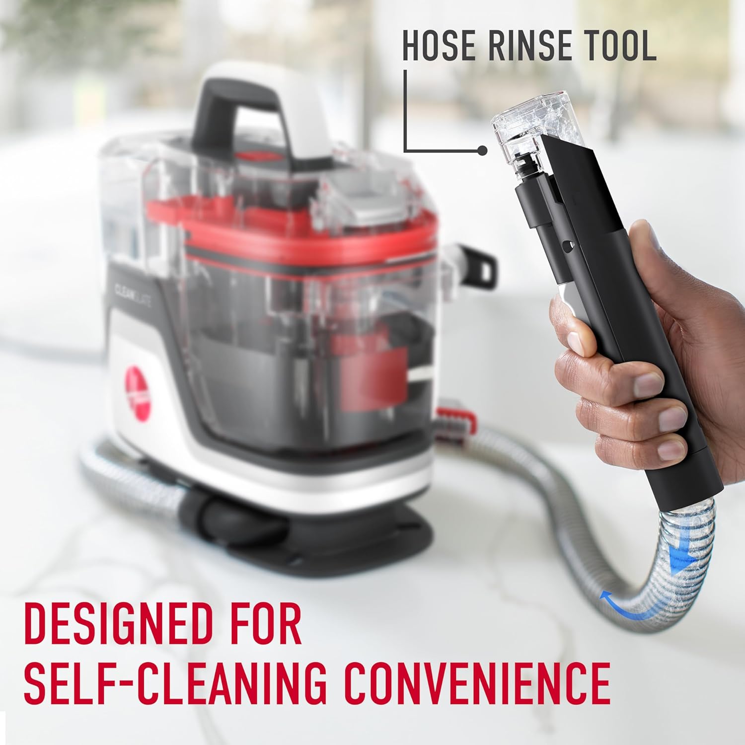 Hoover CleanSlate Plus Portable Carpet + Upholstery Spot Cleaner Machine, Powerful Suction with