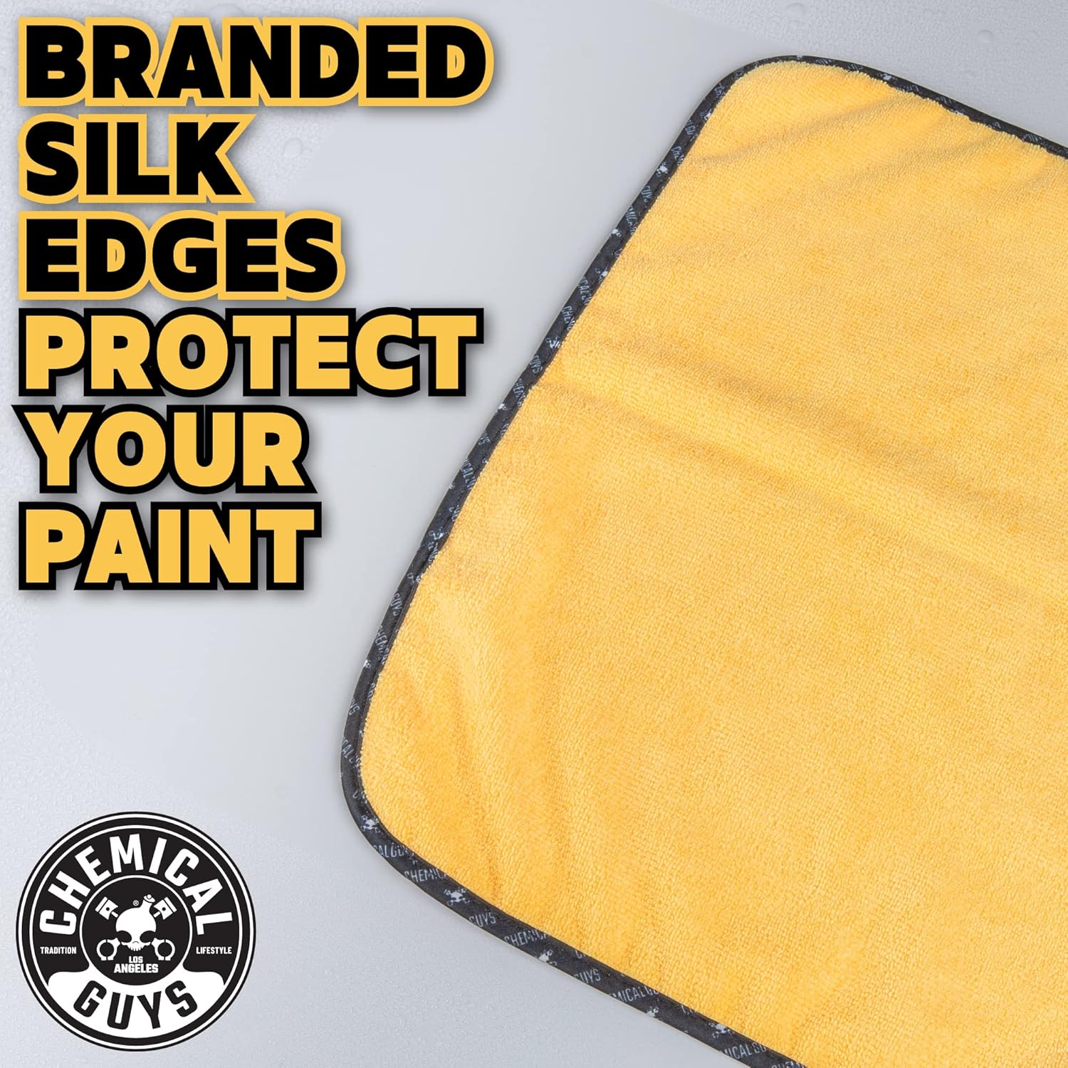 Chemical Guys MIC_506_24 Professional Grade Premium Microfiber Towels, Gold (16 Inch x 16 Inch)