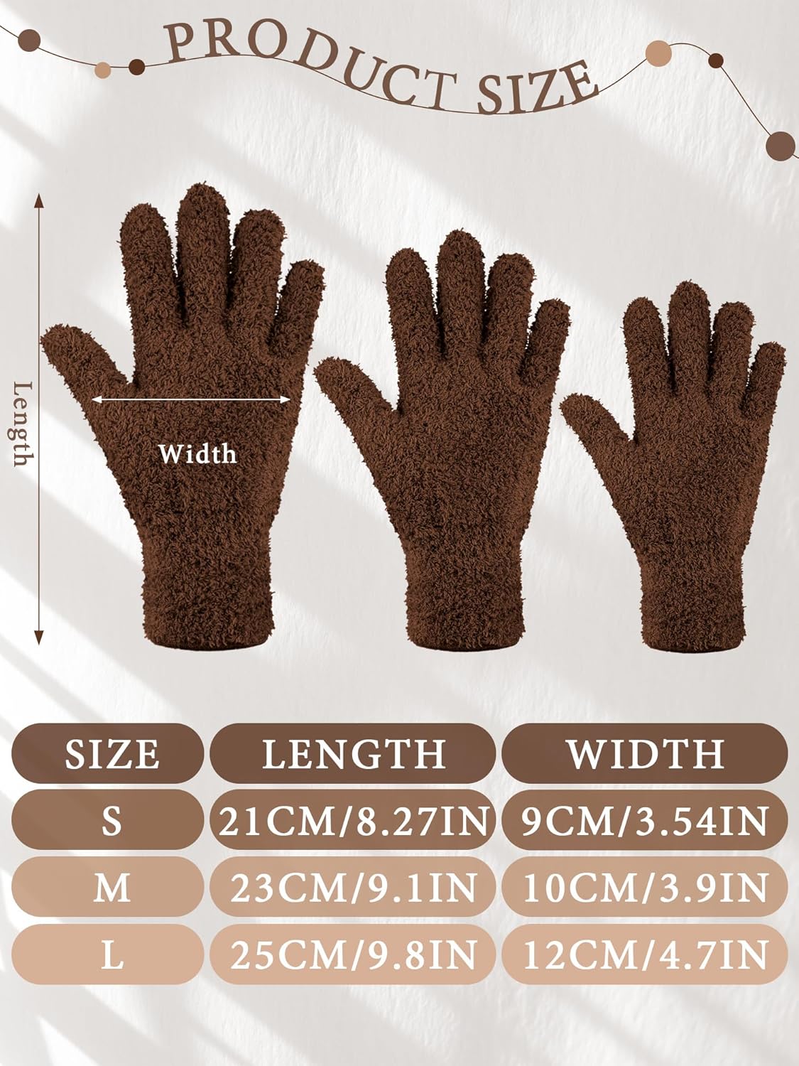 Patelai 3 Pairs Microfiber Plant Dusting Gloves Leaf Cleaning Gloves for Indoor Plants, Blinds